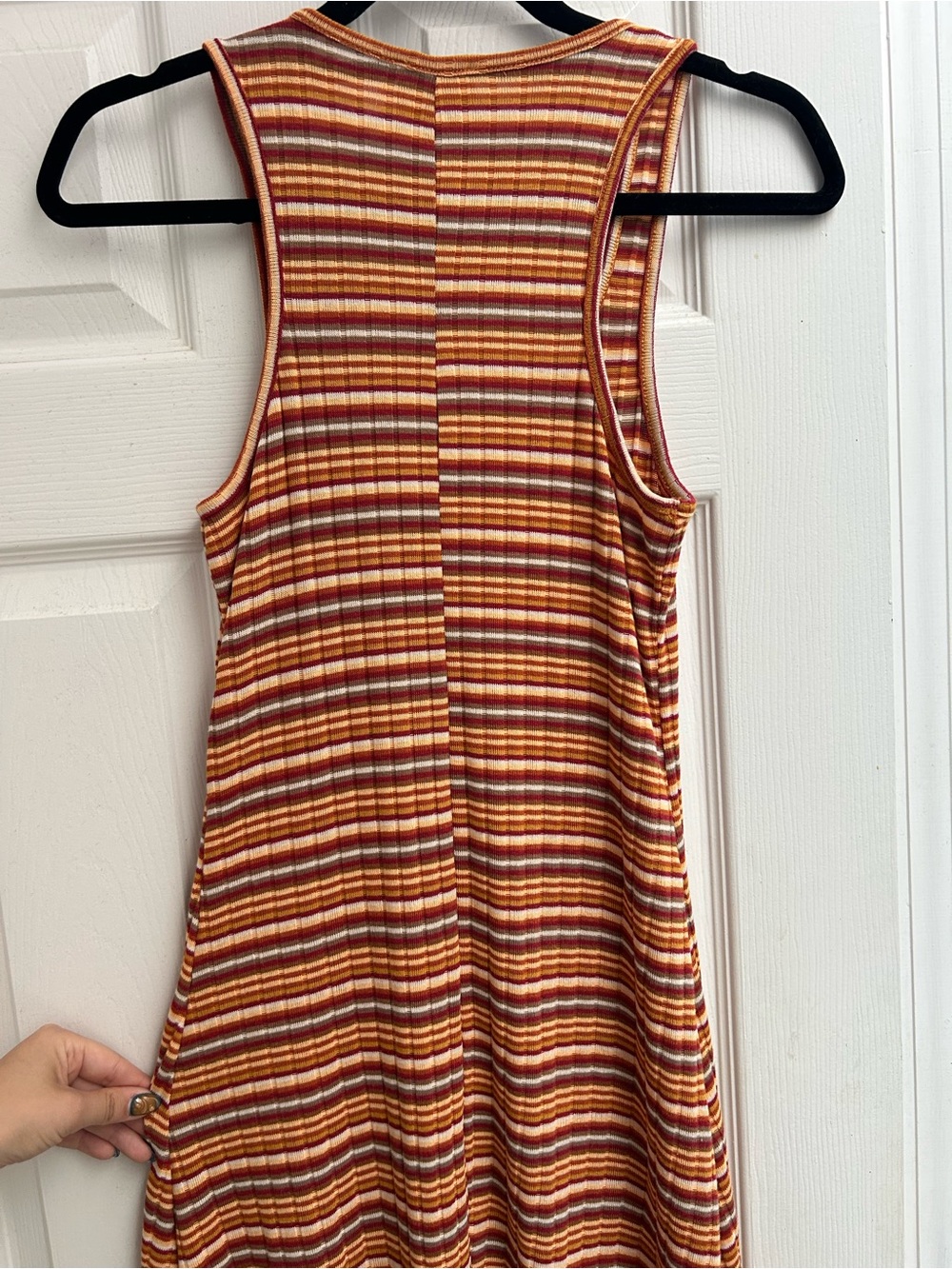 ASOS Striped Ribbed Tank Dress - Picture 6 of 6